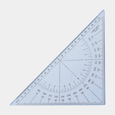 Transportør / trekantlineal Linex 2800M, 280 mm, ensfarvet tryk