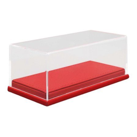 Akryl Display Case Samleobjekt med Base for 1:64 Actionfigurer Kosmetikk [YJD]