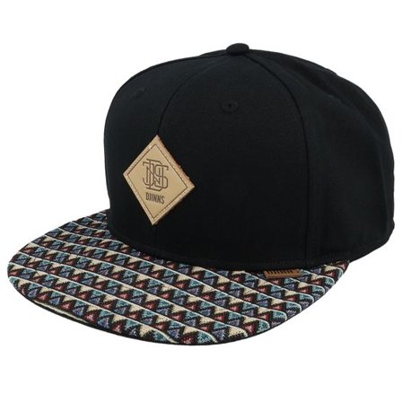 Djinns - Svart snapback Keps - Colour Triangle Rev. Black Snapback @ Hatstore