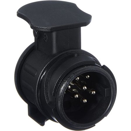 Adapter for å koble til 13-pinners kjøretøy og 7-pinners tilhenger eller sykkelstativ