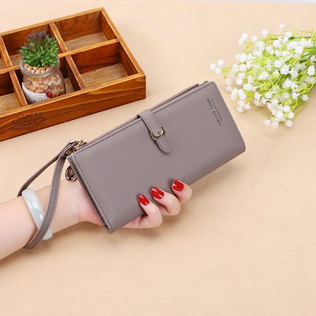 Naisten lompakko luottokorttipidikkeellä, ranneke lompakko puhelimen pidikkeellä, naisten ohut käteinen kolikko lompakko, ranneke lompakko naisille - 