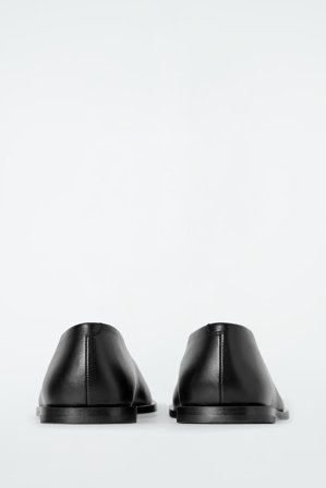 COS Women's Leather Ballet Flats in Black