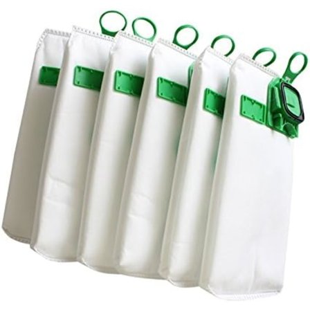 6 dammsugarpåsar lämpliga för allergiker Premium mikrofleece