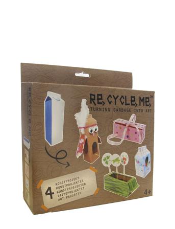 Recycleme, Milkcarton 2 Patterned Micki Leksaker
