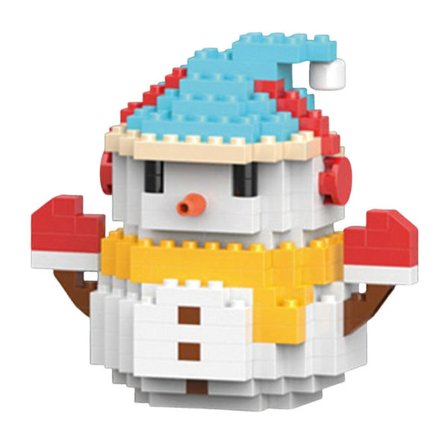 Dette miniatyrbyggesettet for jul er egnet for voksne og barn. Det lar deg lage miniatyrbyggfigurer selv