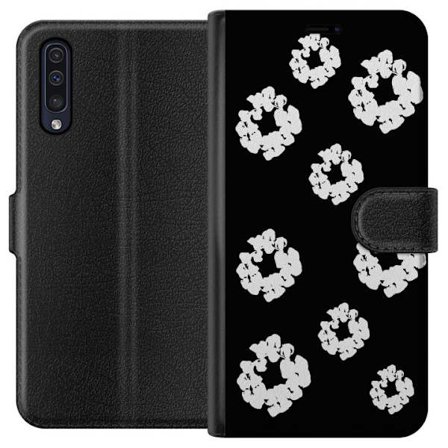 Samsung Galaxy A50 Lompakkokotelo Tears esteettinen, ajaton denim-tunnelma ja kukkainspiroimat yksityiskohdat tuovat ilmaisevan ja korkealaatuisen kau