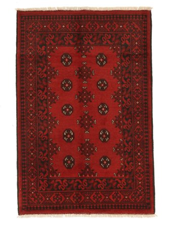 Medallion Small Afghan Fine Rug 100X148 Wool