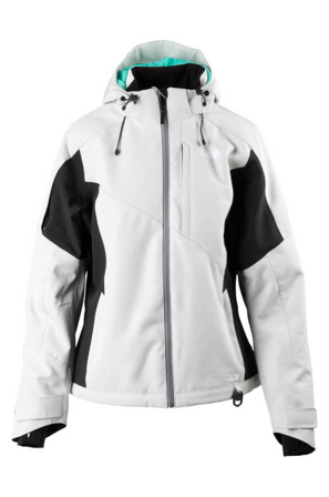 509 Range Insulated Skoterjacka Dam Ljusgrå/Blågrön XS