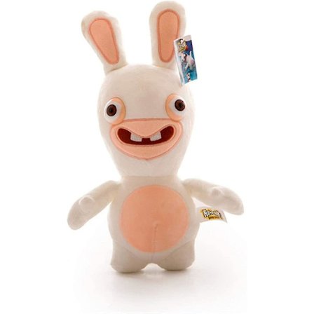 Hot Toys Rayman Raving Rabbids Rabbit Plysch - Animated Animal Rabbit Barnleksak Plyschdocka - Girl Present, 22 Cm