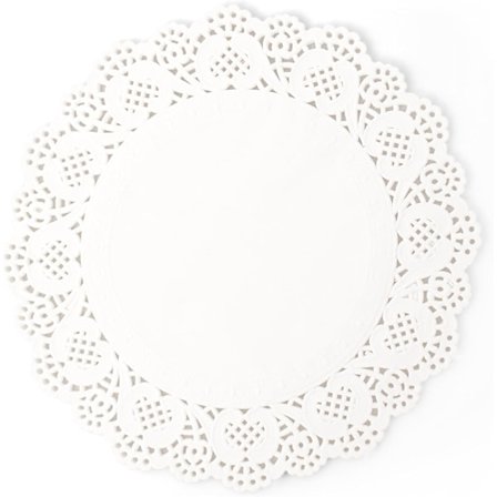 Blonde Papirservietter, Engangsplacemats, 26,7 cm 100 stk. Elegante Papirservietter Blonde til Fest, Kager og Håndværk, Hvid