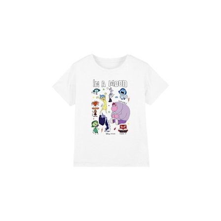 Insidan Ut 2 Barn/Kids In A Mood T-Shirt 7-8 År Vit