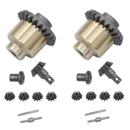 Fcx24 2- set metallinen etu- ja taka-akselin tasauspyörästö 1/24 Rc auton päivitykset osat tarvikkeet