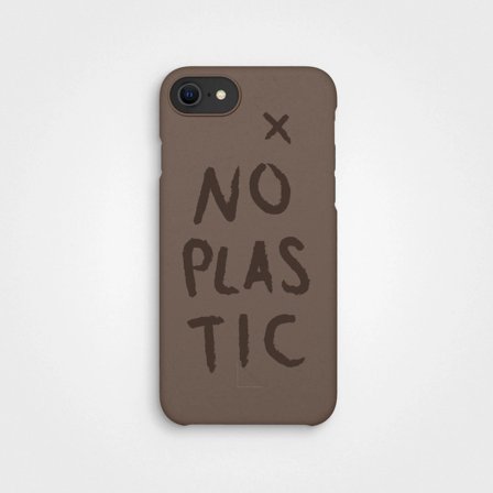 Plastikfreie Handyhülle Erdiges Braun Ohne Plastik, iPhone 6 7 8 SE