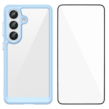 WANLONFENG Mobilskal till Samsung Galaxy S26+ TPU XC Serie - Blå