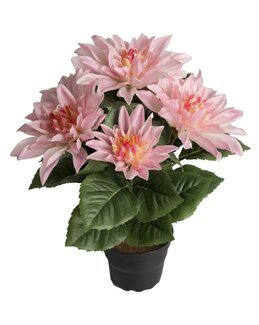 Kunstplante Georgine 30 cm Rosa
