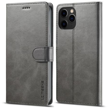 LC.IMEEKE Lompakkokotelo iPhone 13 Pro Max Harmaa