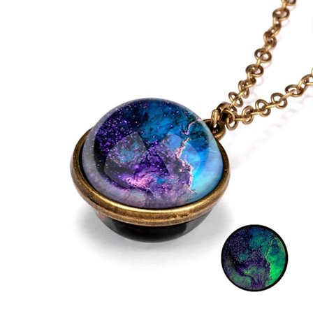 3ST Glow Planet Halsband Galaxy Chain B B