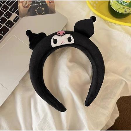 Hauska Sanrio-panta Kuromi My Melody Cinnamoroll Söpö Anime-pehmolelu Hiustarvikkeet Halloween-sarja Lasten lelut Nukke Tyttölahja B4