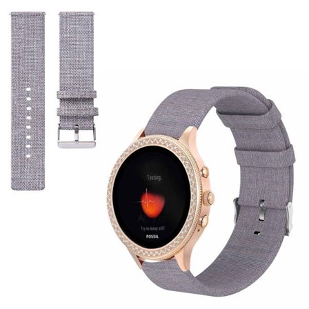 Fossil Gen 4 (40mm) holdbar nylon Urrem - Grå