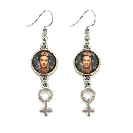 Earrings - Frida Kahlo - Female Symbol