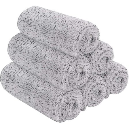 TG Mikrofiber Ansiktshåndklær Ultra Myk Bambus Kull Ansiktsvaskelapper Ansiktsduk for Bad 12 tommer X 12 tommer