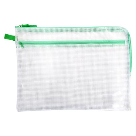 Crevide Double Zipper Pouch 38x27 cm