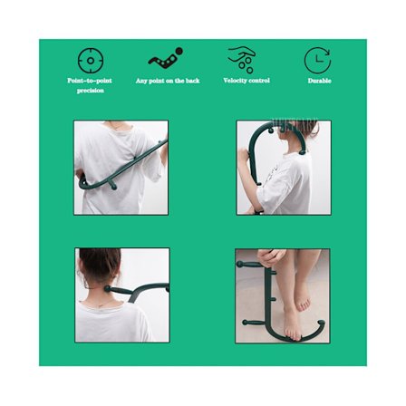 Trigger Point Självmassage Stick Theracane Kropp Muskelavslappning