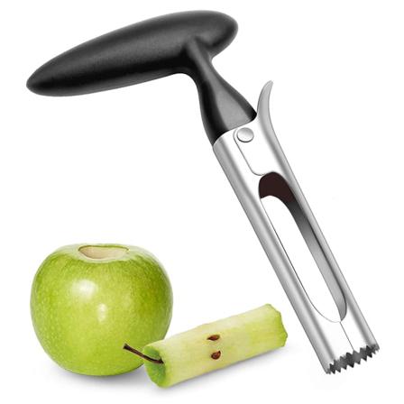 Apple Corer Med Abs-handtag Och Skarpa Tänder I Rostfritt Stål