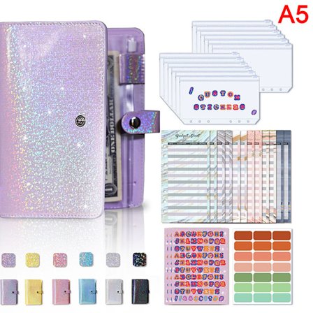 A6 Binder Pehmeä nahkainen kirjekuorikansio ja Budget