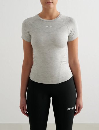 aim ́n Soft Basic Short Sleeve - Grey - XL
