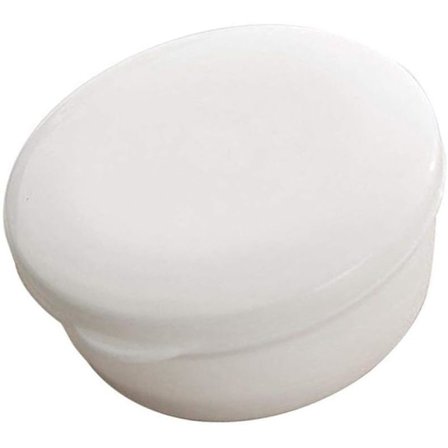 Sukkertøyfarget, bærbar, rund såpeboks, egnet for hjem, bad, fotturer, reiser og utendørsaktiviteter; hvit, eksklusiv og kreativ.