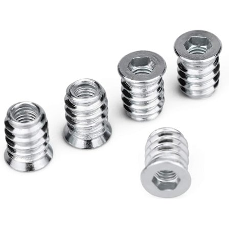 100 kpl uppovasteisia ruuveja, ammattimaiset ruuviholkit, M8 x 20 mm ruuvi