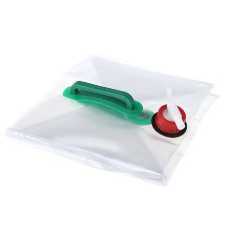 20L Vannbeholder Sammenleggbar Med Kran Camping Utendørs Flaske Transparent