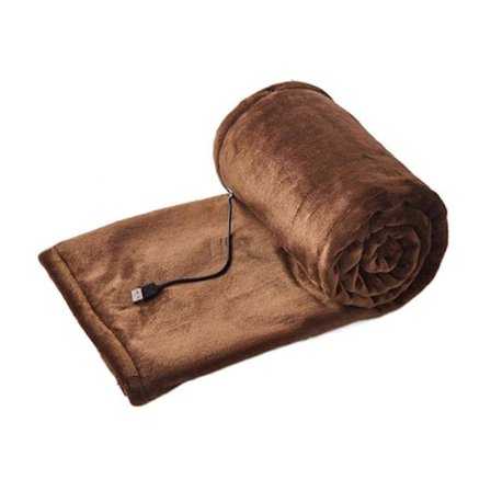 Elektrisk värmefilt med överhettningsskydd, tvättbar, 3 temperaturinställningar Rosa 180 X 80cm Kaffefärg 180 X 80cm