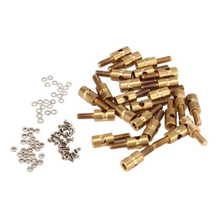 RC Model Pushrod-forbindelsesstopper 1,5 mm Interface Messing Hurtigjusterbar Stikkontakt Udskiftningsdel til Skibsmodeller RC Fly Helikoptere