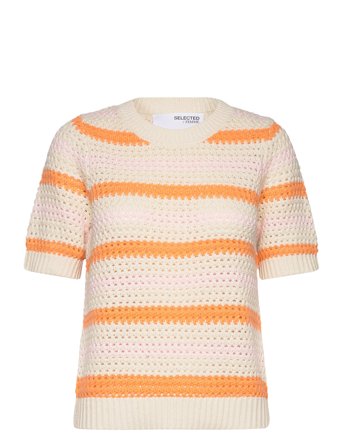 Selected | Slfalby Ss Knit O-Neck | XS
