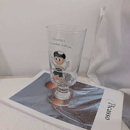 280 ml Cartoon-lasinen Punaviinilasillinen Samppanja Eurooppalainen Tyyli