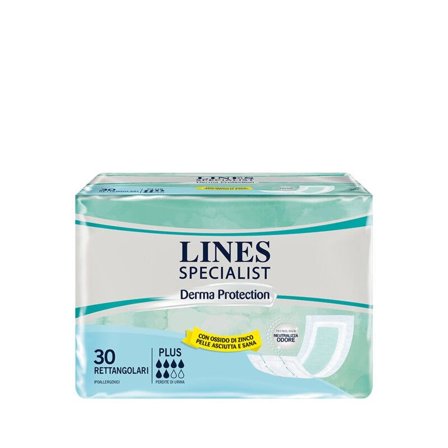 Lines Specialist Derma Protection Pannoloni Rettangolari Unisex
