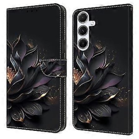 Samsung Galaxy A16 5G/4G -kotelo magneettilukolla, 3D-kuvioitu nahkalompakko puhelinkotelo (tyyli Q)