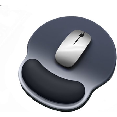 Musmatta, musmattor med handledsstöd, halkfri gummibas, mjölksilke med komfort, ergonomisk