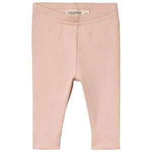 Kids - MarMar Copenhagen Pink Rib Leggings 0-2 months/56cm - Bottoms - 0-2 months/56cm - Pink