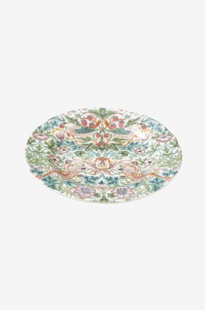 Spode - Tallerken Morris & Co Strawberry Thief diameter 23 cm - Flerfarget - Tallerkener - Fra Homeroom