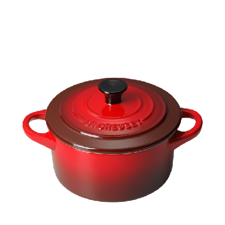 Le Creuset Minigryta Mini Cocotte 0,25L Kastruller & grytor Rosa 25 CL