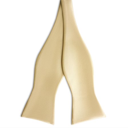 Pajarita para atar de satén champán para hombres - Pajaritas para atar