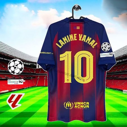 Hot 2025-2026 sesong Club World Cup drakt Barcelona FC hjemmedrakt nr. 10 Lamin Yamal Fan Edition drakt