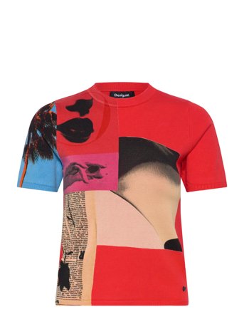 Red Collage Lacroi Red Desigual