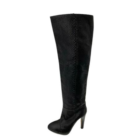 Giuseppe Zanotti Pre-owned Pre-ownedLæderboots Sort, Dame, Størrelse: 38 EU