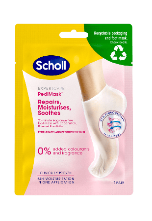 Scholl Mjukgörande fotmask Fot Dam 1 PAR