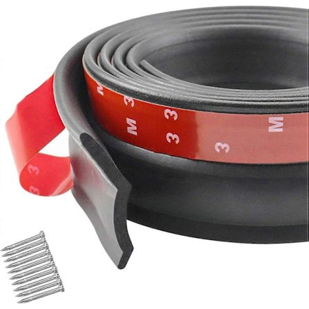 Universal Garage Door Seal 3m, Multifunctional Rubber Garage Door Sealing Strip, Garage Door Seal Strip Weatherstrip