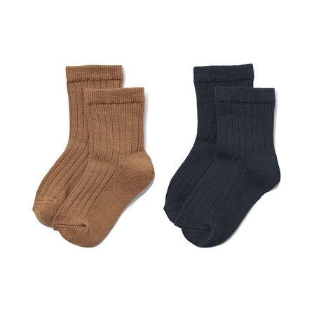 WHEAT Wool Rib Socks Vilde Navy Str 25-28, Børn & Forældre, Børnetøj, Babysokker
